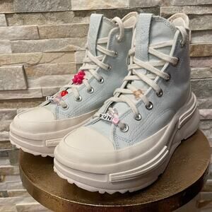 Converse Run Star Legacy CX Platform DIY Beads Aqua | 6.5W 5M Streetwear Fun Sun